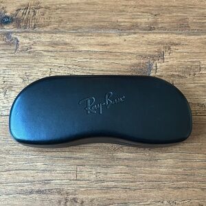 Ray-Ban Sunglasses Eyeglasses Case Black Clamshell